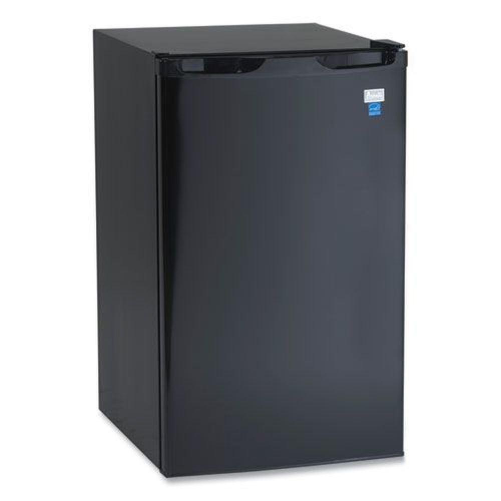 Avanti Black Refrigerator with Chiller Compartment, 3.3 Cubic Feet Capacity
