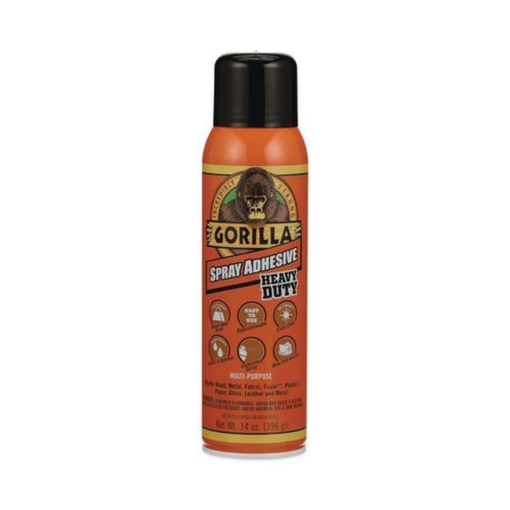 Gorilla Dries Clear Adhesive, 14 Ounce Spray