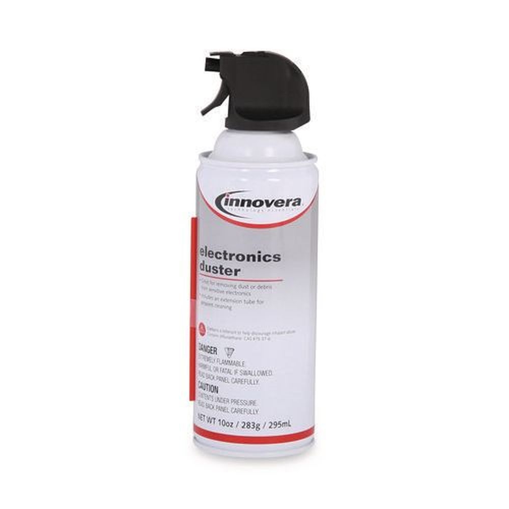 Innovera Compressed Air Duster Cleaner, 10 Ounce Can