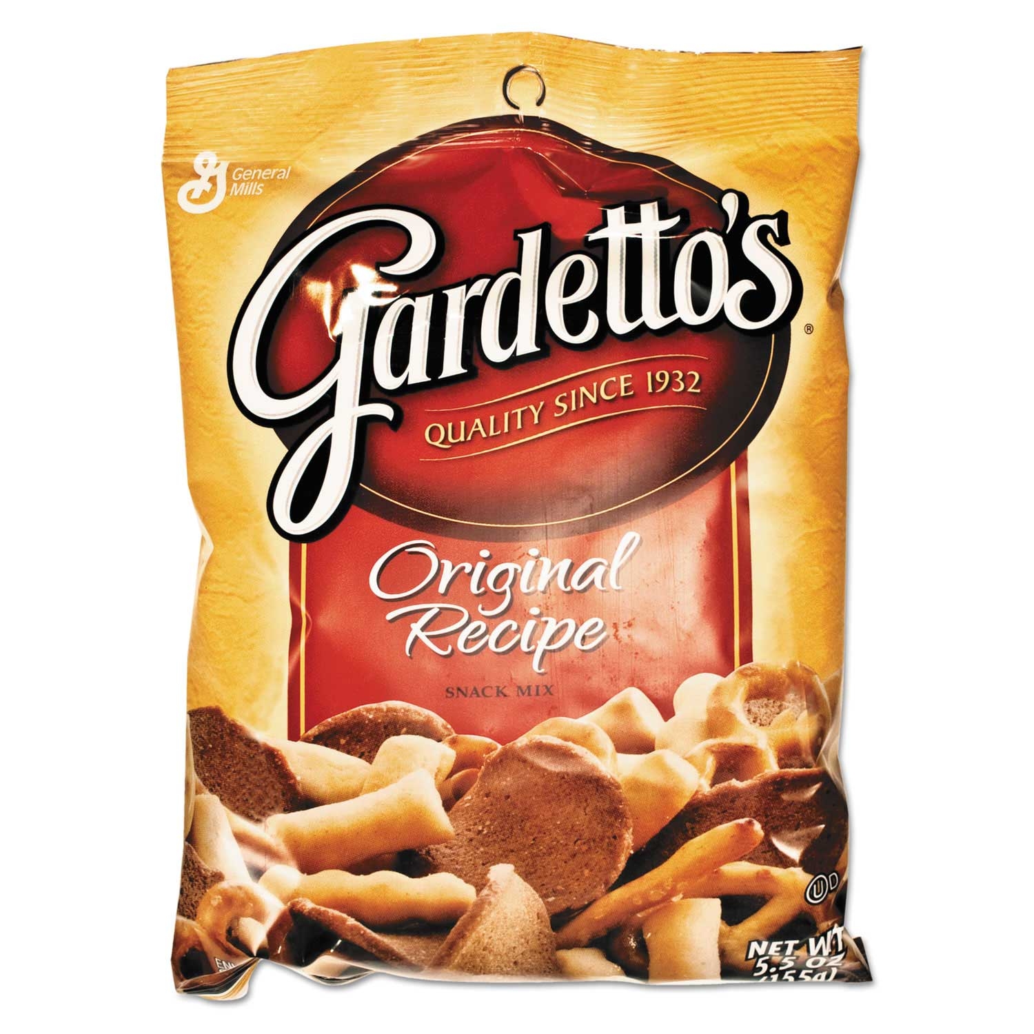 General Mills Original Flavor Gardettos Snack Mix, 5.5 Ounce Bag - 7 per box -- 1 box per case