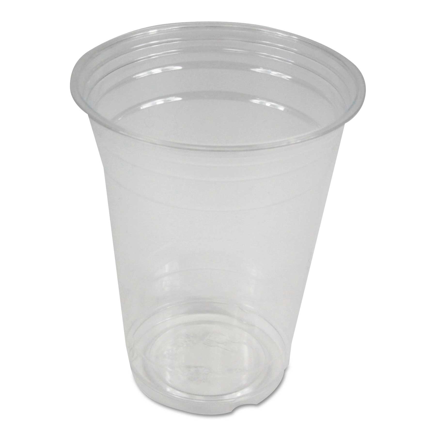 Boardwalk PET Clear Plastic Cold Cups, 16 Ounce -- 1000 per case