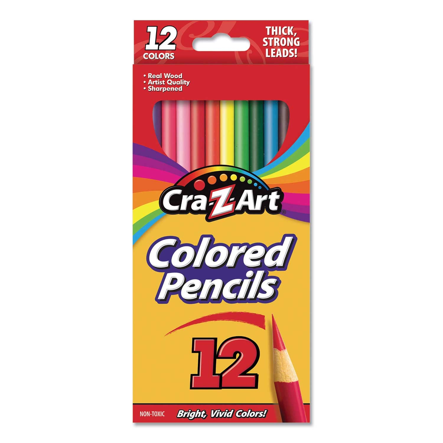Cra-Z-Art Colored Pencil - 12 per set -- 1 set
