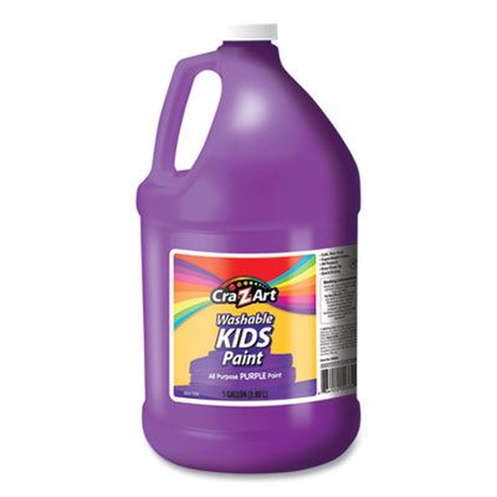 Cra-Z-Art Purple Washable Kids Paint, 1 Gallon Bottle