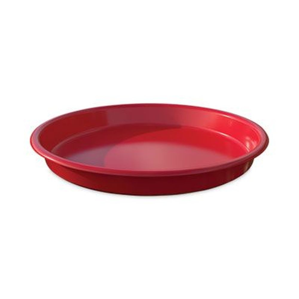 deflecto Plastic Red Little Artists Antimicrobial Craft Tray, 13 inch Dia.