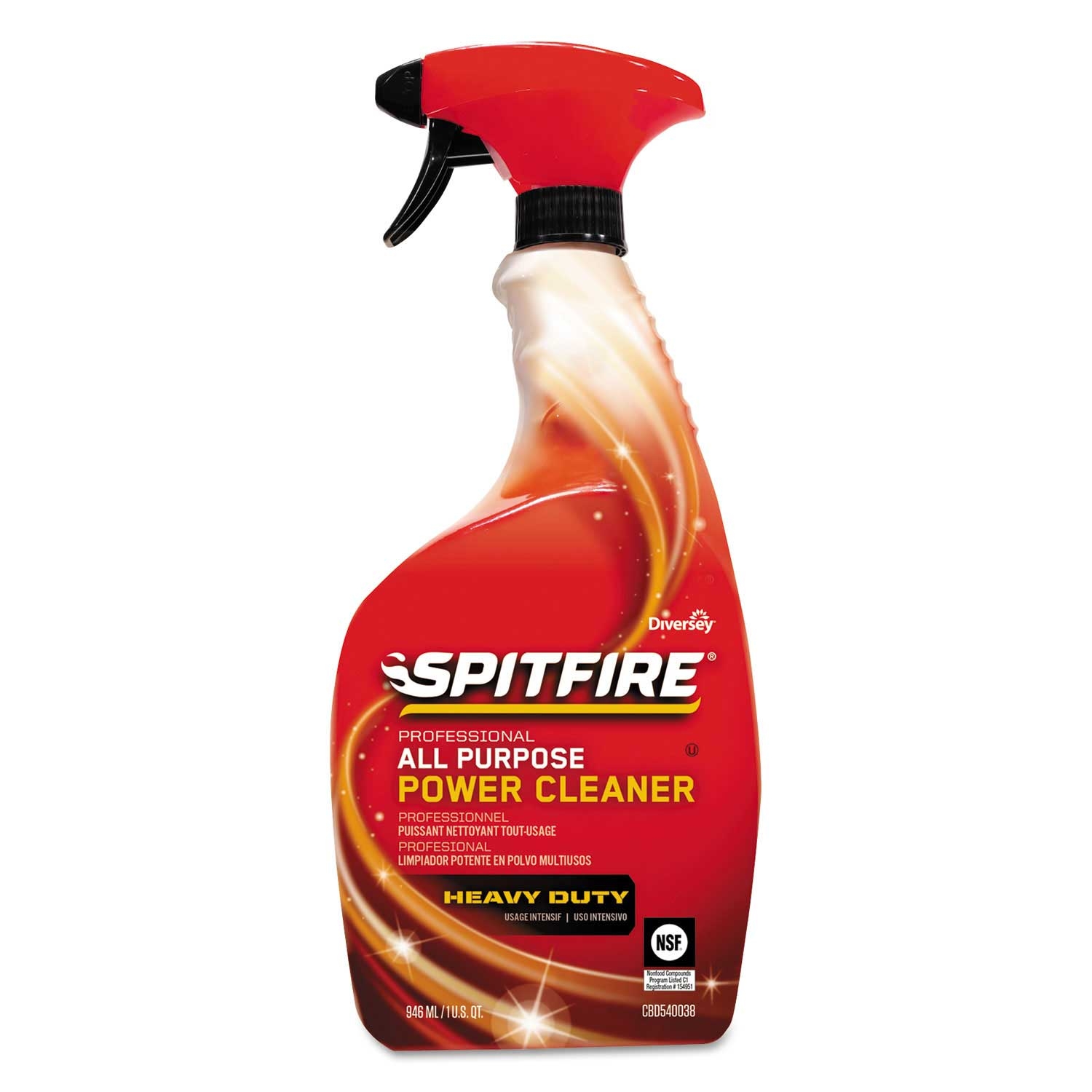 Diversey Spitfire Professional All Purpose Liquid Power Cleaner, 32 Ounce -- 4 per case