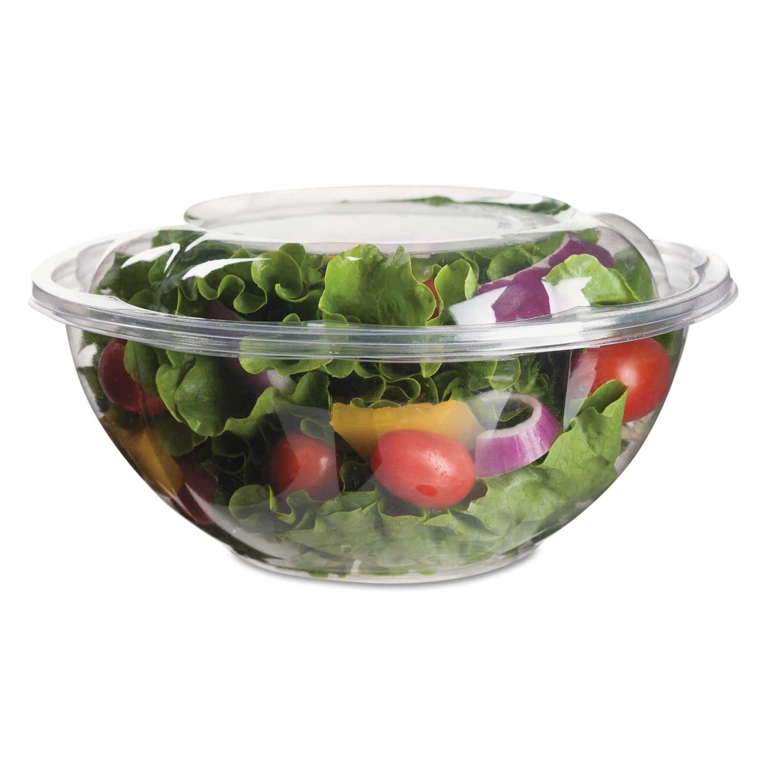 Eco-Products Renewable and Compostable Salad Bowl with Lid, 24 Ounce - 50 per pack -- 3 packs per case