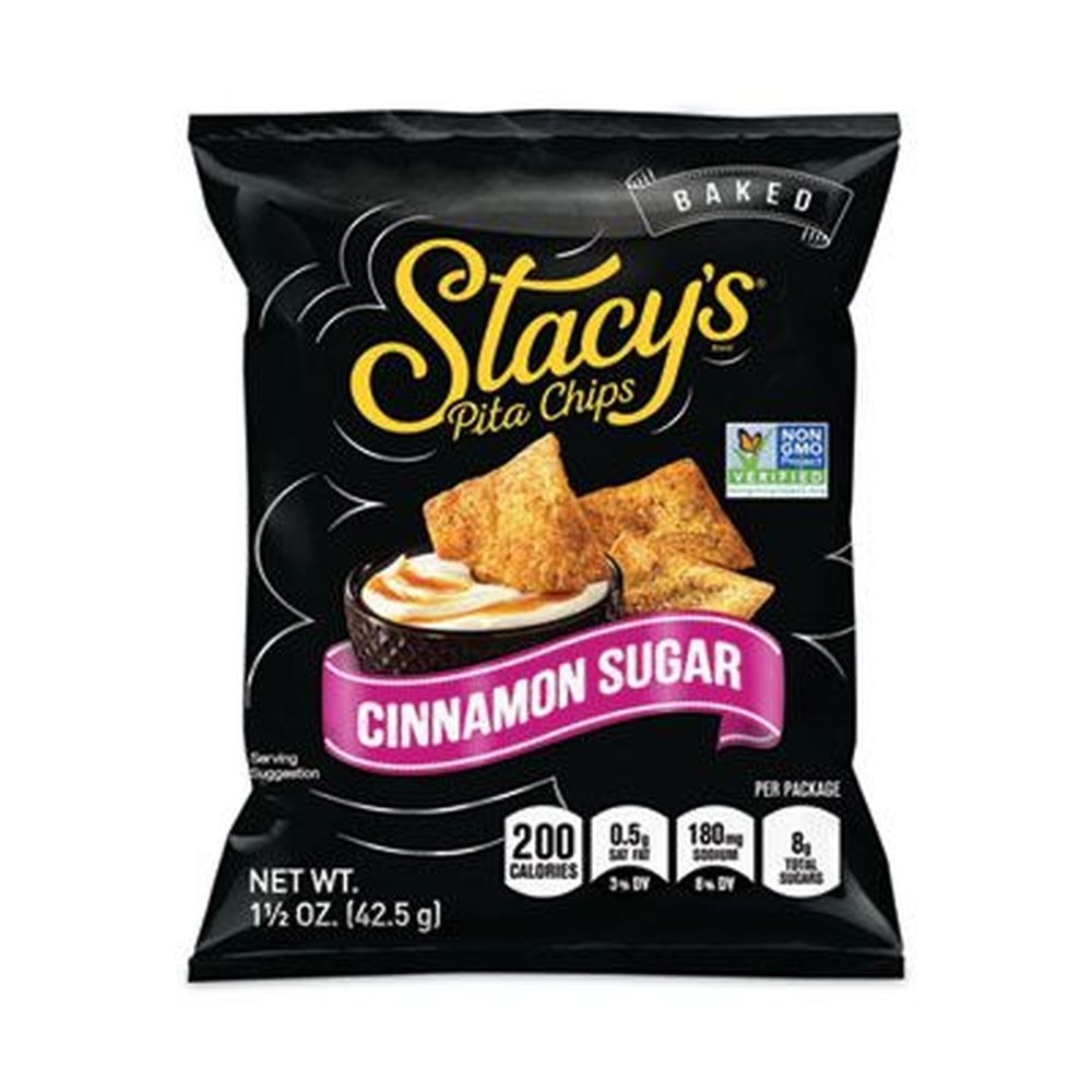 Stacys Cinnamon Sugar Pita Chips, 1.5 Ounce -- 24 per case