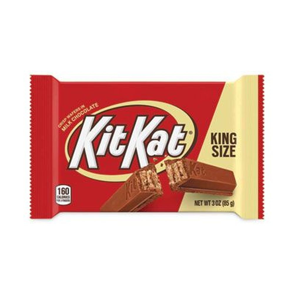 Kit Kat King Size Wafer Bar, 3 Ounce Bar -- 24 bars per box