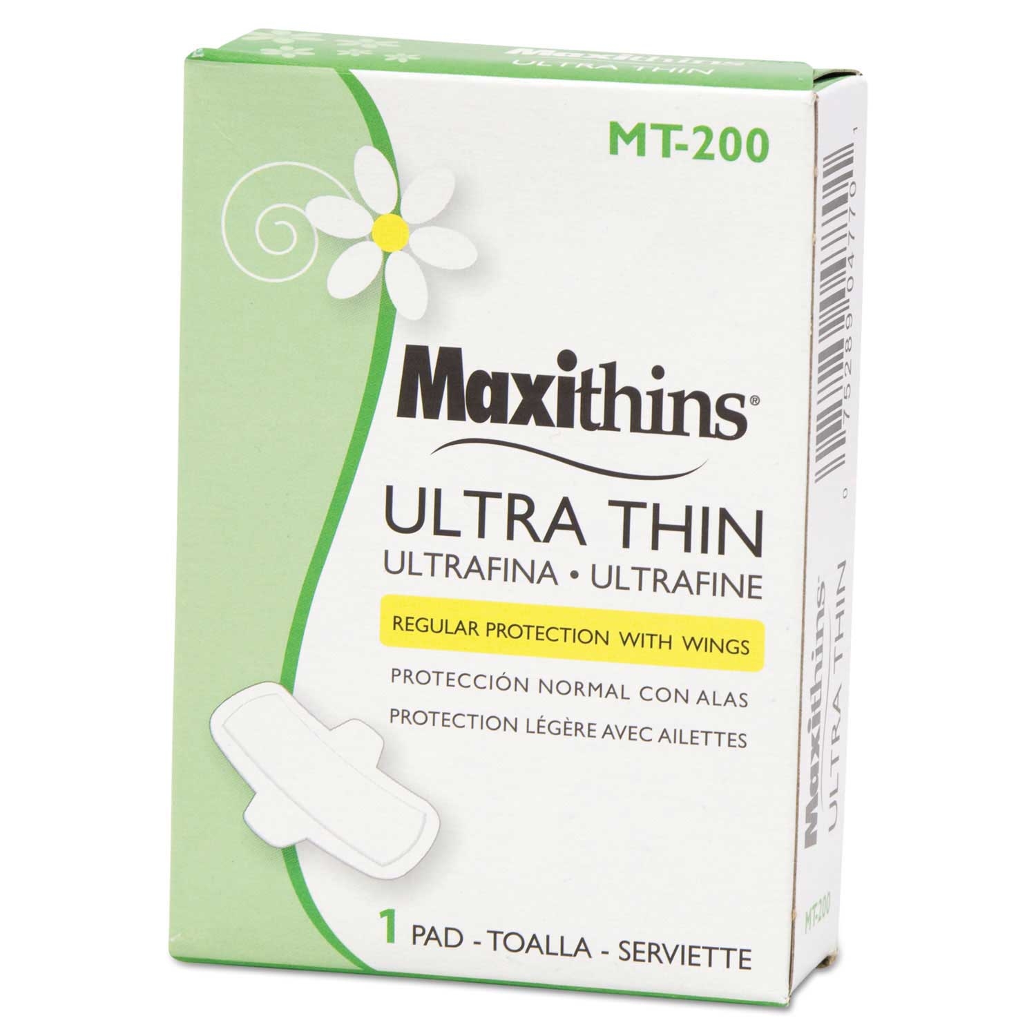 Hospeco Maxithins Vended Ultra Thin Pad -- 200 per case
