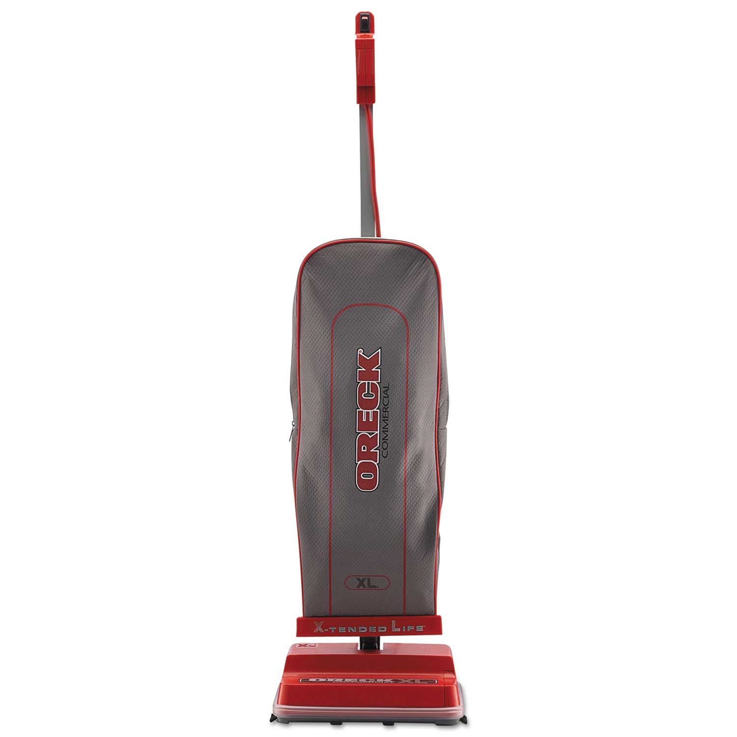 Oreck Commercial Plastic Red / Gray Upright Vacuum, 120 Volt