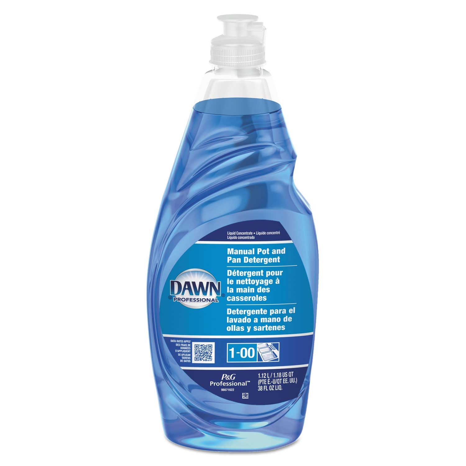 Dawn Professional Manual Pot/Pan Dish Detergent, 38 Ounce Bottle
