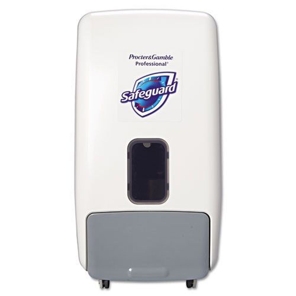 Safeguard Professional White/Gray Foam Hand Soap Dispenser, 1200 Milliliter
