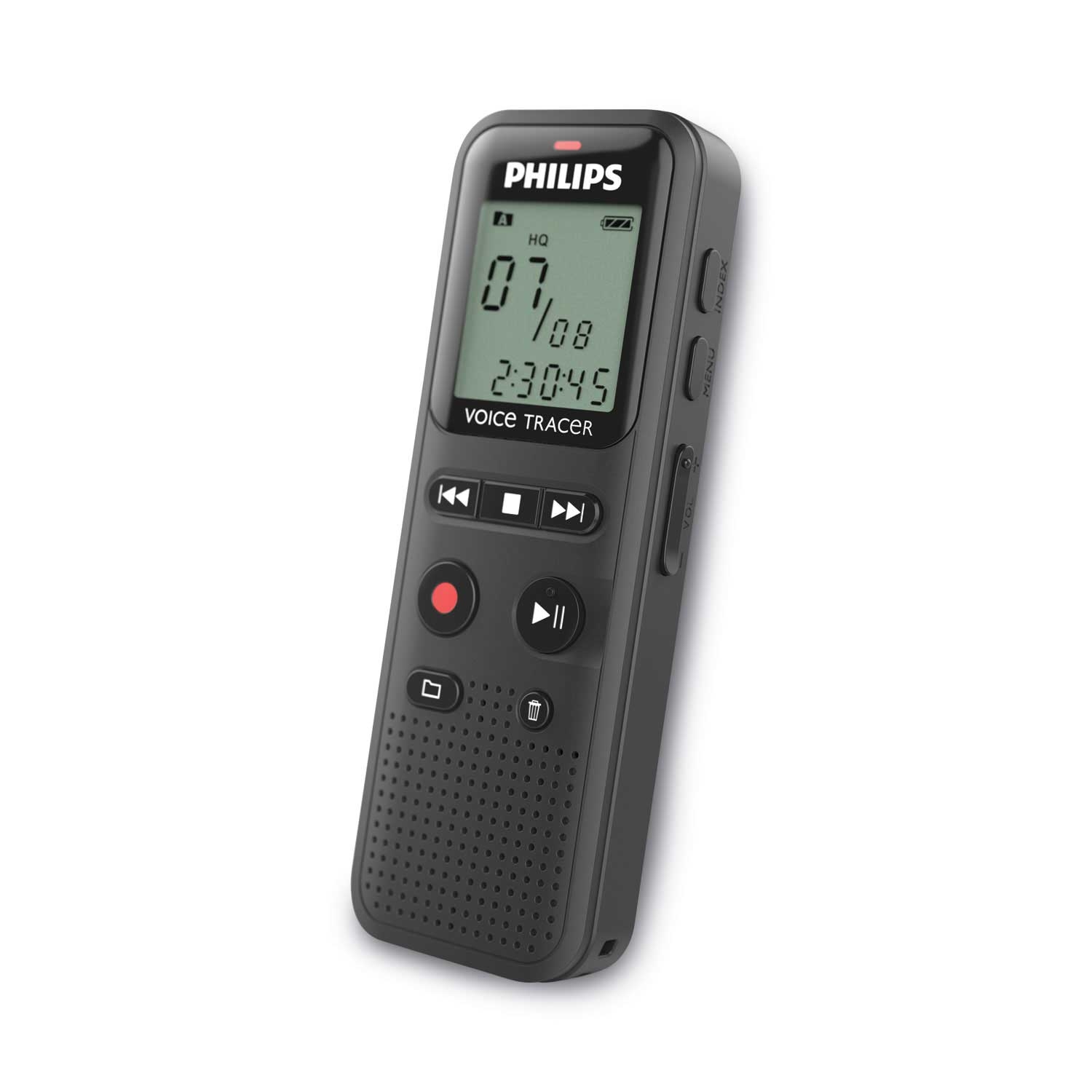 Philips Gray Voice Tracer Audio Recorder, 8 GB