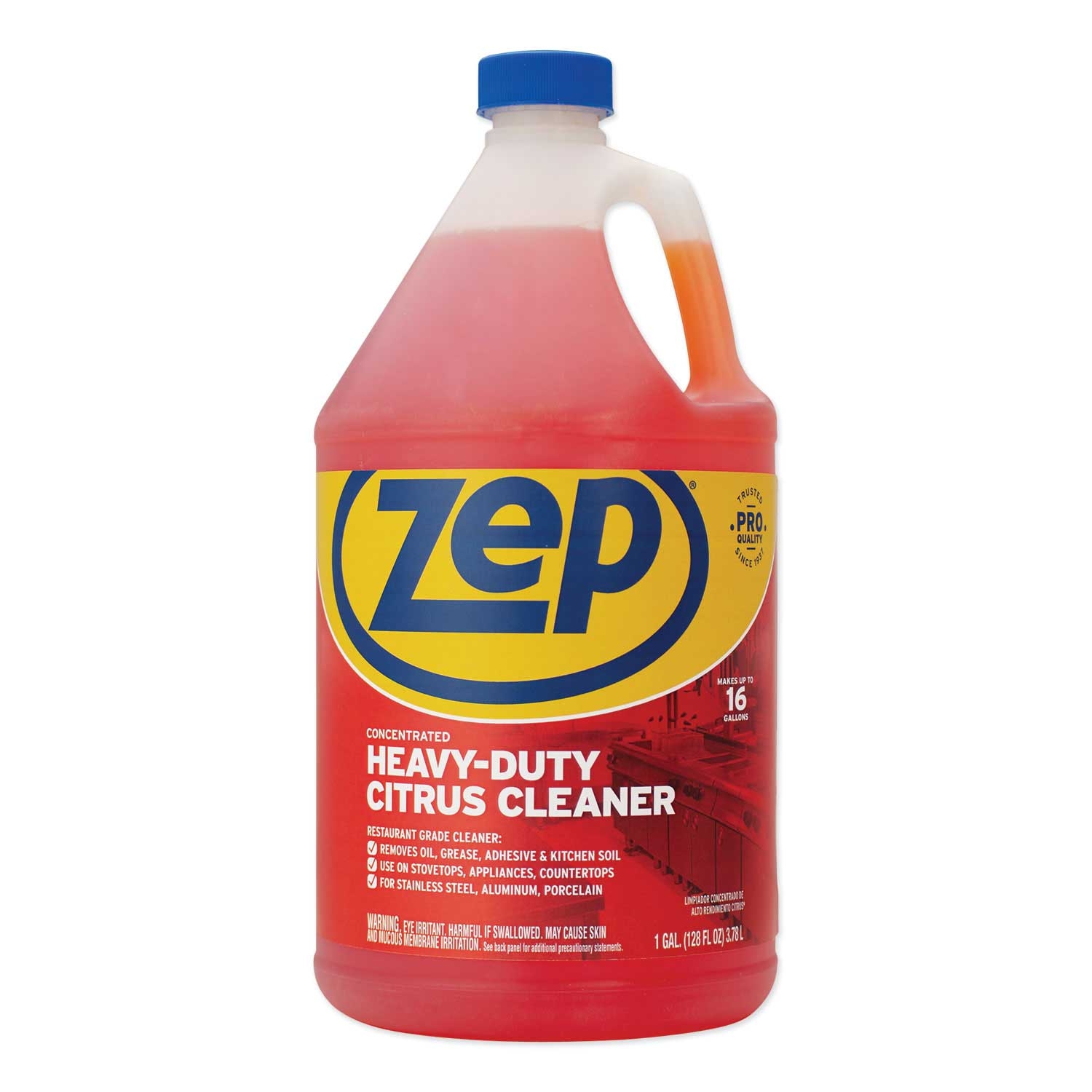 Zep Citrus Scent Cleaner and Degreaser, 1 Gallon Bottle