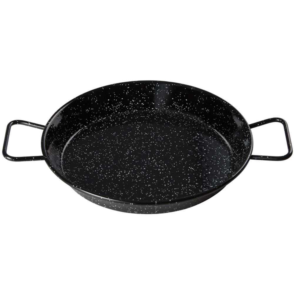 Winco Enameled Carbon Steel Paella Pan, 11 inch -- 10 per case.