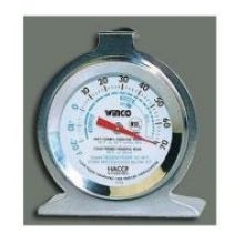 Winco Dial Freezer/Refrigerator Thermometer, 3 inch.