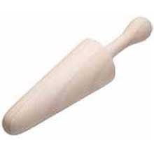 Winco Wooden Chinois Pestle, 13 7/8 x 3 1/8 x 3 1/8 inch -- 6 per case.