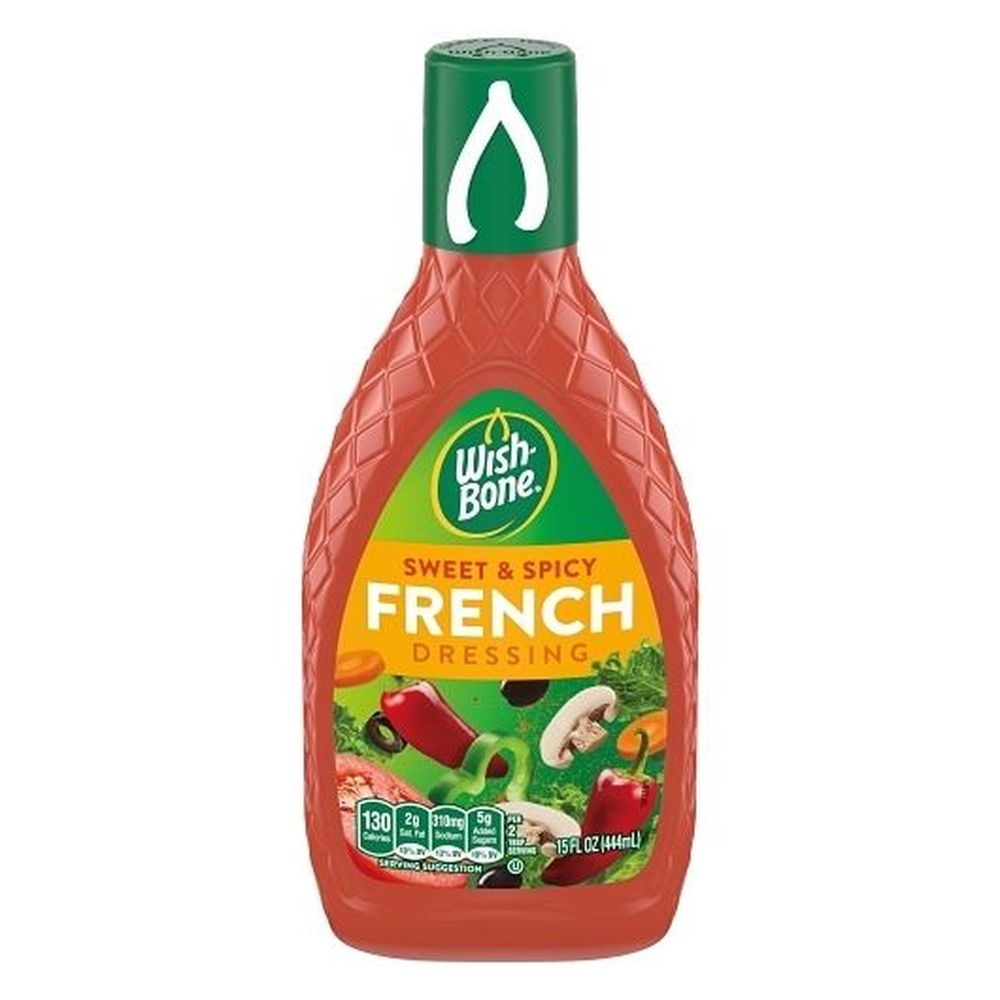 Wish Bone Sweet and Spicy French Dressing, 15 Fluid Ounce -- 6 per case.