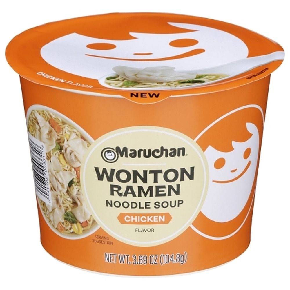 Chicken Flavor Wonton Ramen Noodle Soup