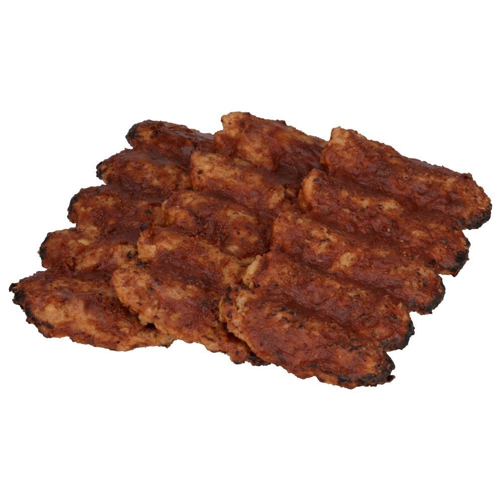 Rowdie Rib Boneless Sweet Baby Rays Pork Rib Patty, 3.5 Ounce -- 52 per case.