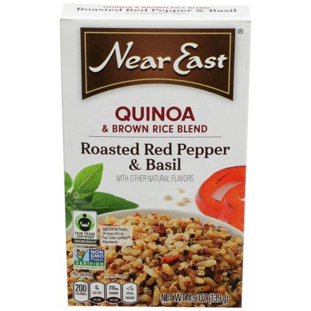 Roasted Red Pepper Basil Quinoa