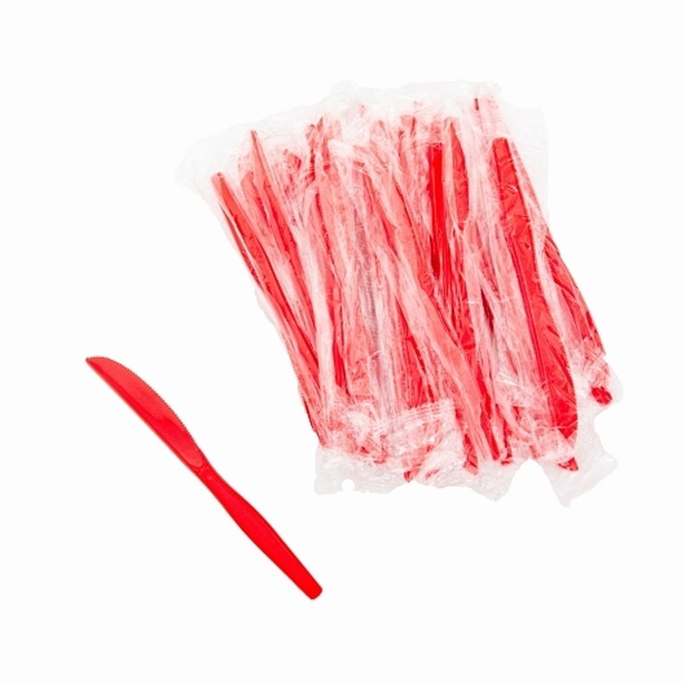 Red Polystyrene Medium Heavy Weight Knife