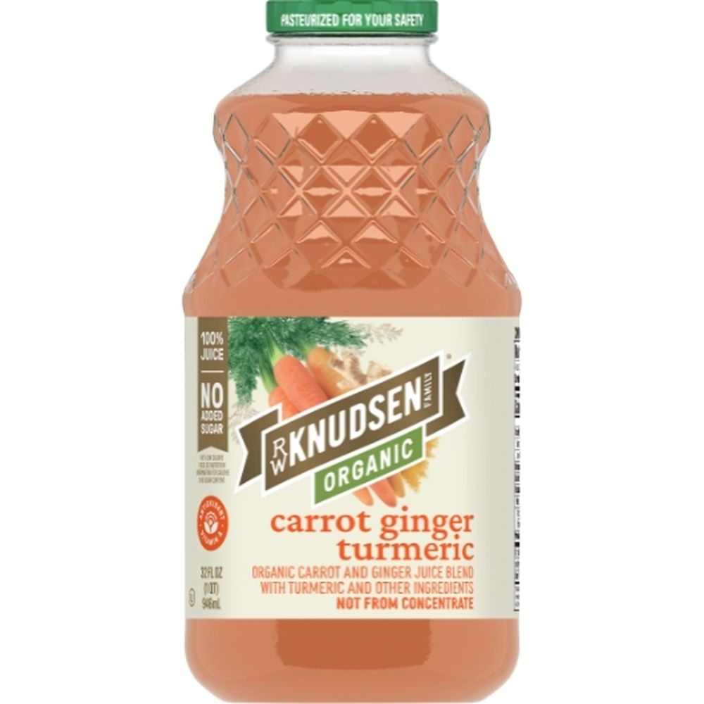 Organic Carrot Ginger Turmeric Juice