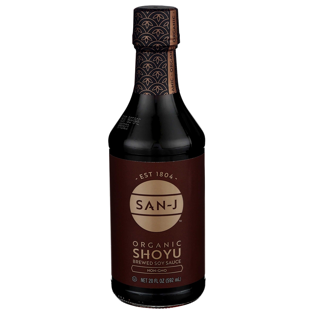 San J Organic Traditional Shoyu Soybean, 20 Ounce -- 6 per case.