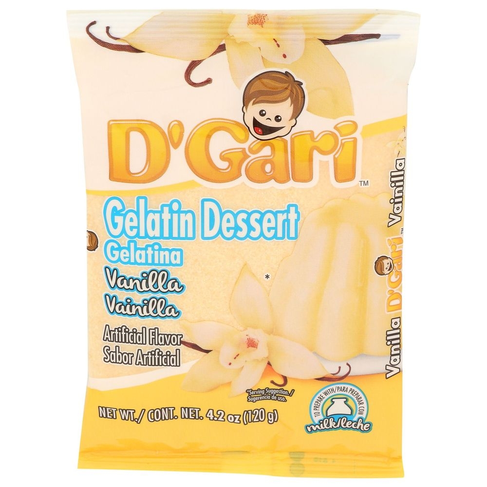 Vanilla Gelatin Dessert