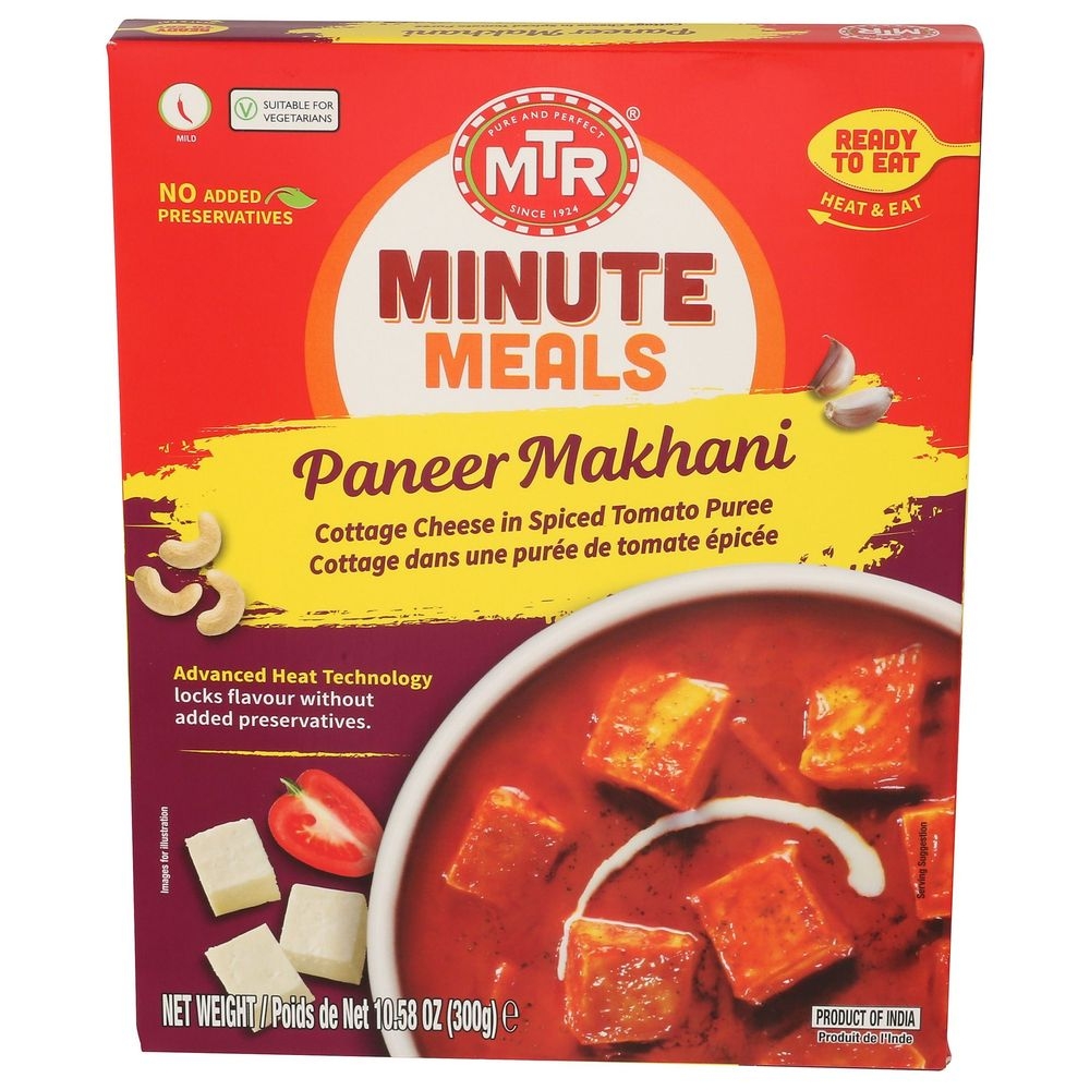 Ready to Eat Minute Meals Paneer Makhani