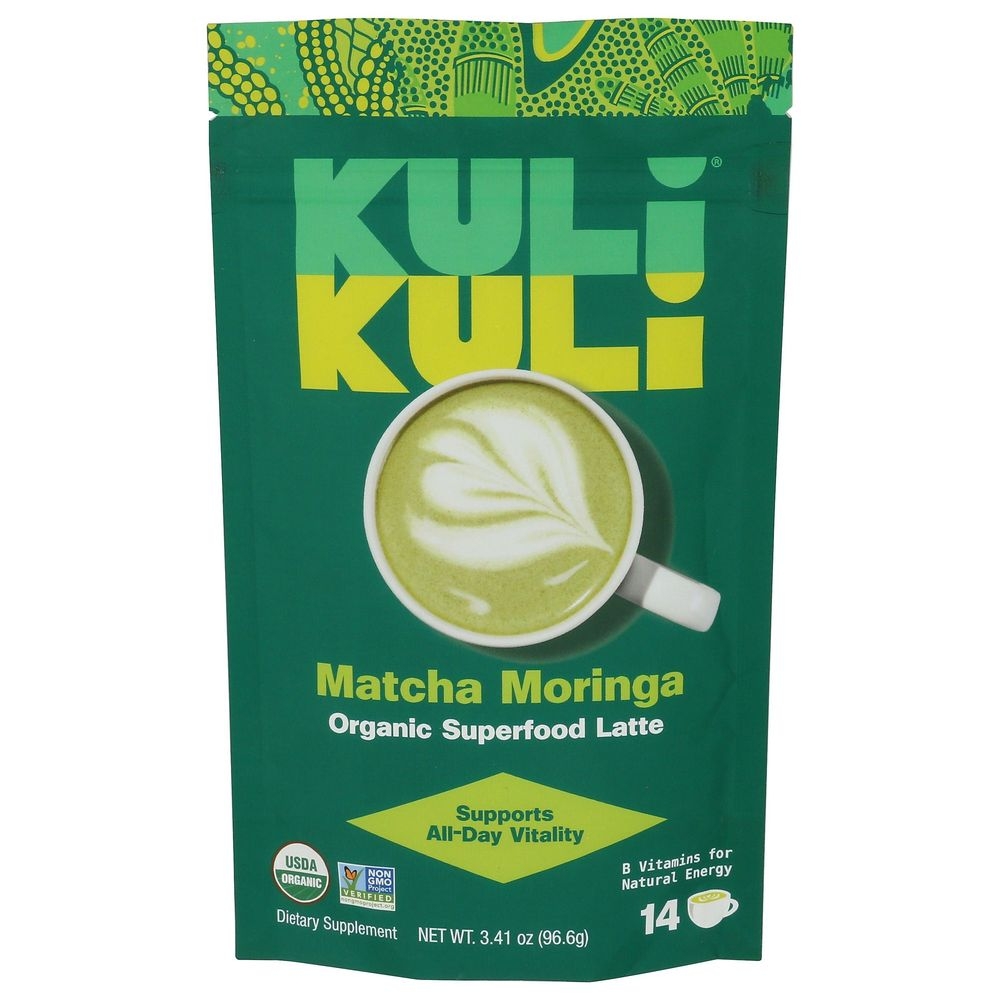Organic Matcha Moringa Superfood Latte