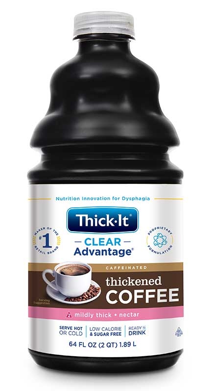 Thick It AquaCare H2O Nectar Consistency Thickened Regular Coffee Beverage, 0.5 Gallon -- 4 per case.