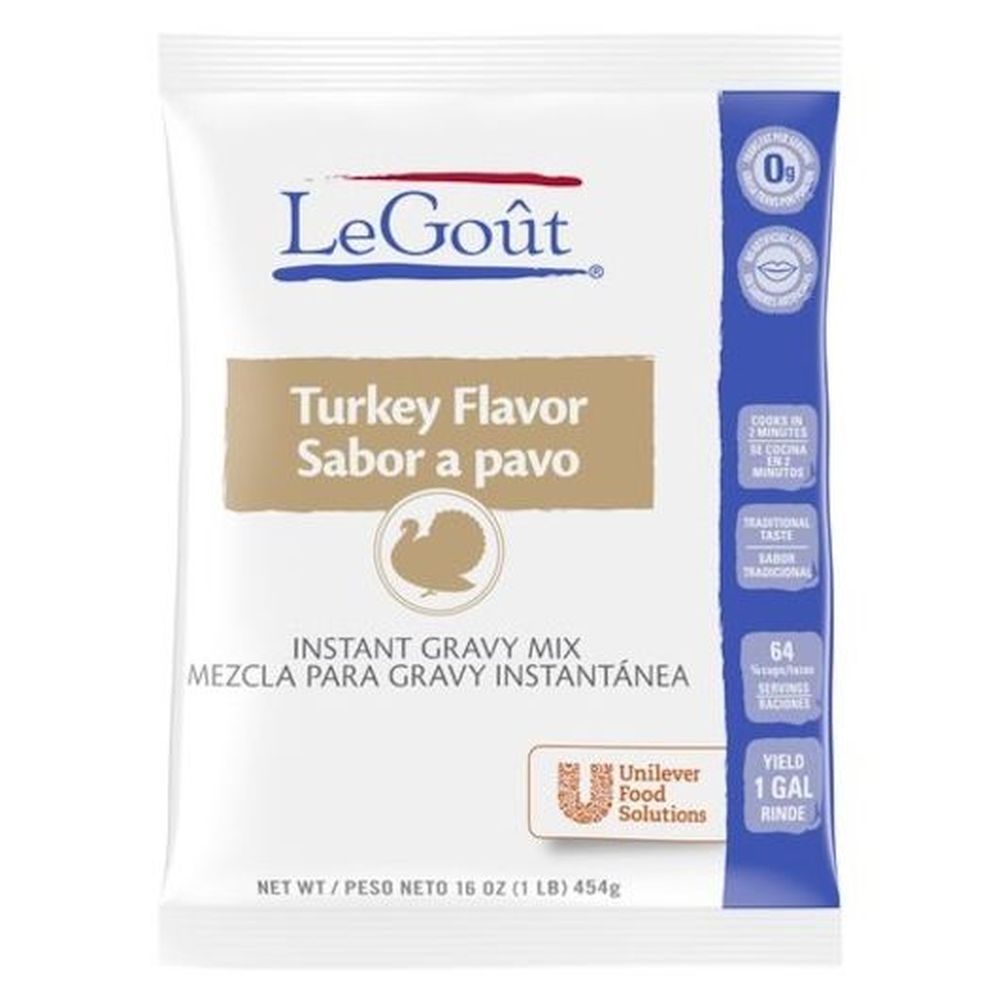 LeGout Instant Gravy Mix Turkey, 1 pound -- 8 per case