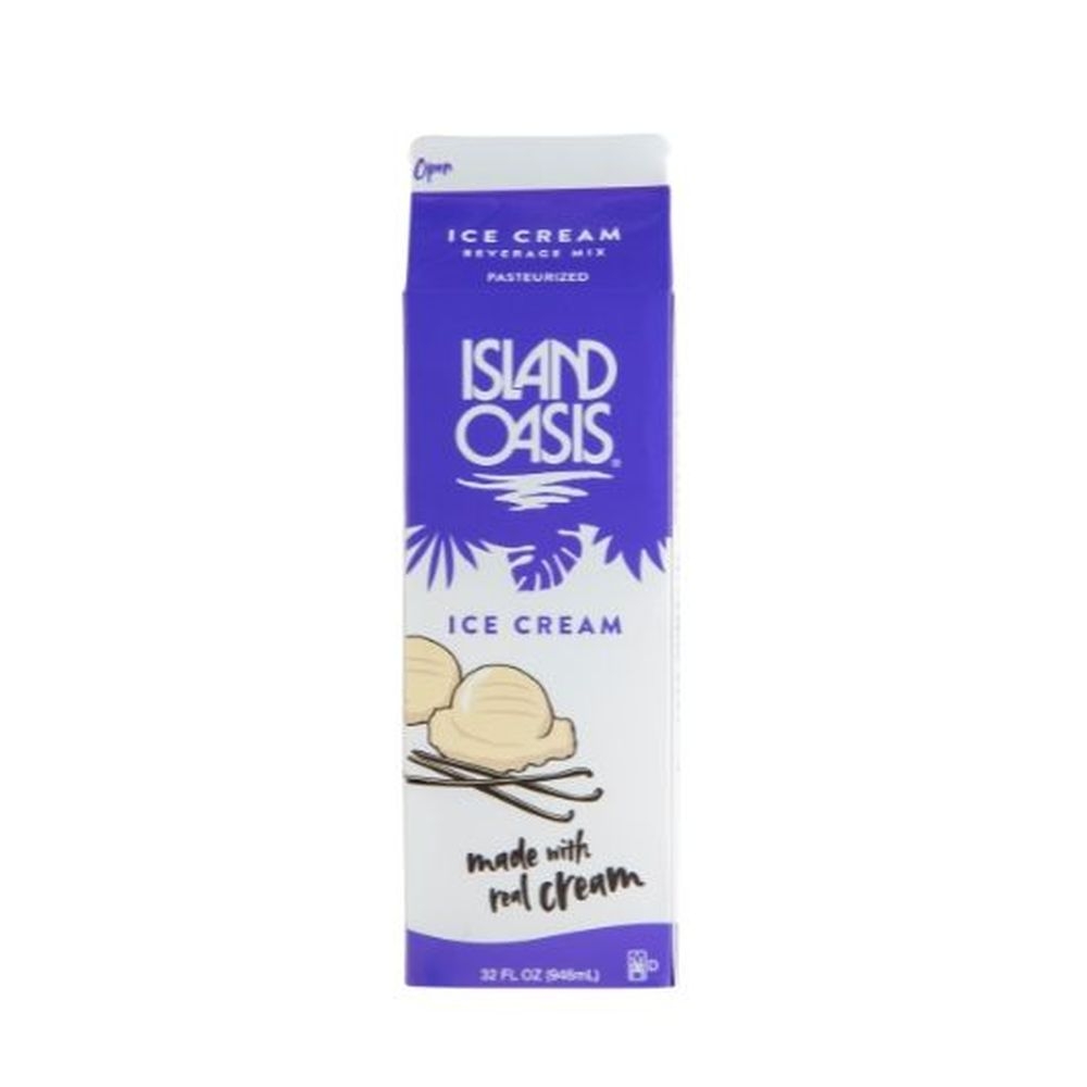 Island Oasis Ice Cream Beverage Mix, 32 Fluid Ounce -- 12 per case.