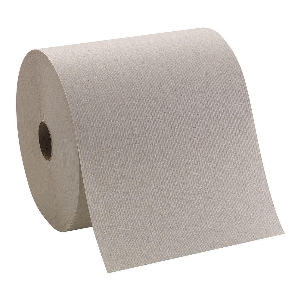 Basic Brown Recycled Hardwound Paper Roll Towel