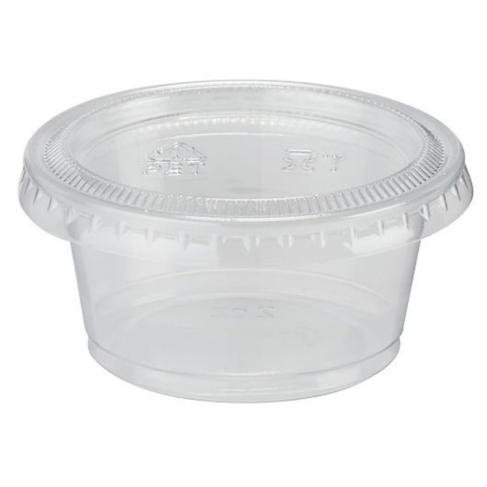 2 Ounce Clear Plastic Portion Cup