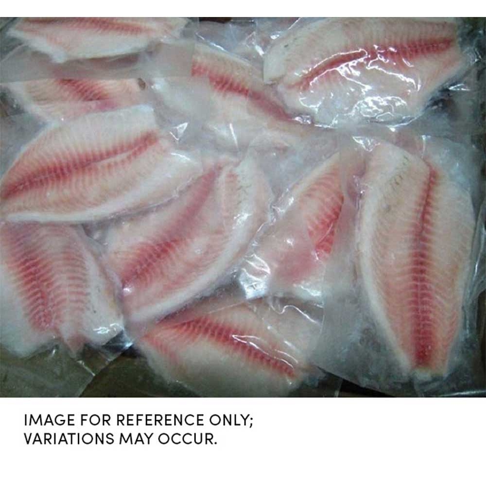 Frozen Seafood Tilapia Fillet, 10 Pound.