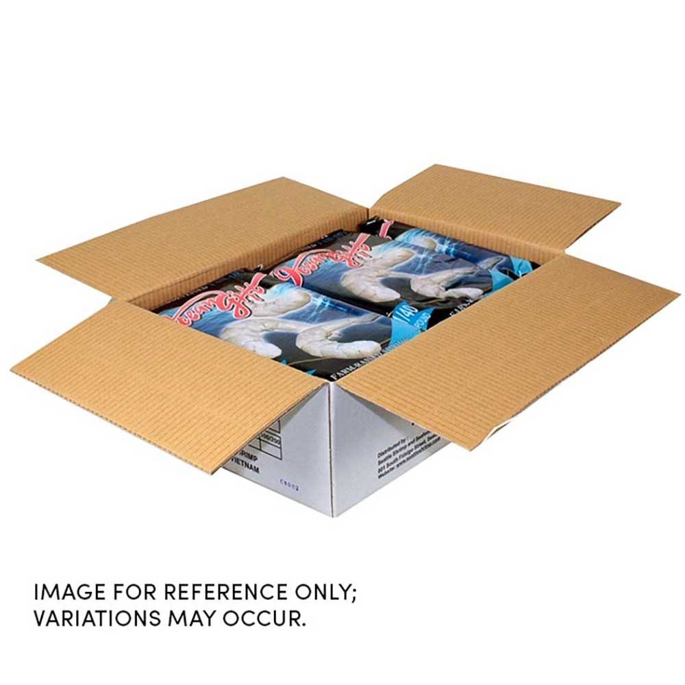 Frozen Seafood 31/40 Peeled and Deveined Tail Off Raw Shrimp, 2 Pound -- 5 per case.