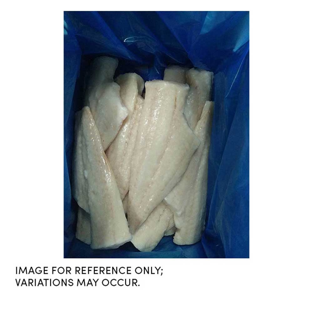 Frozen Seafood 6-8 Ounce Skinless Boneless Haddock Fillet, 10 Pound.