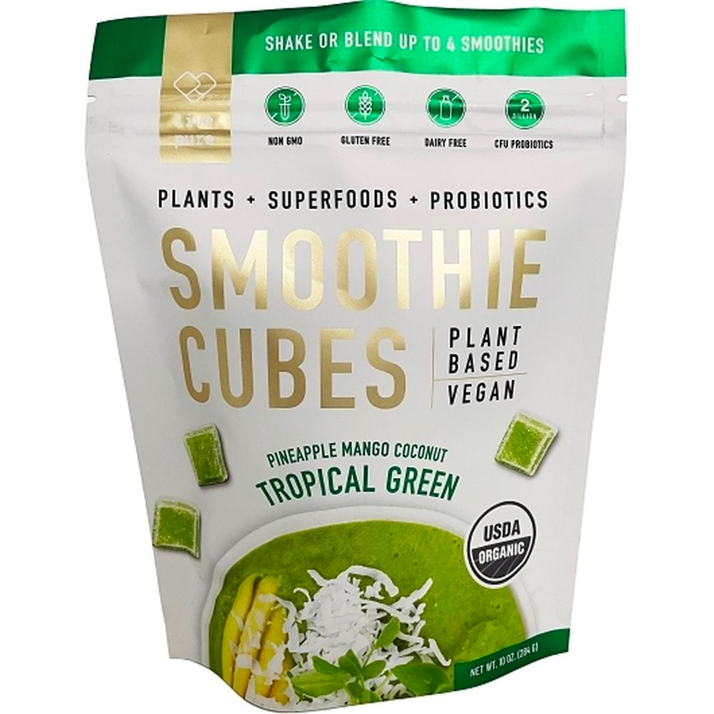 Organic Tropical Green - Pineapple Mango Coconut Smoothie Cubes