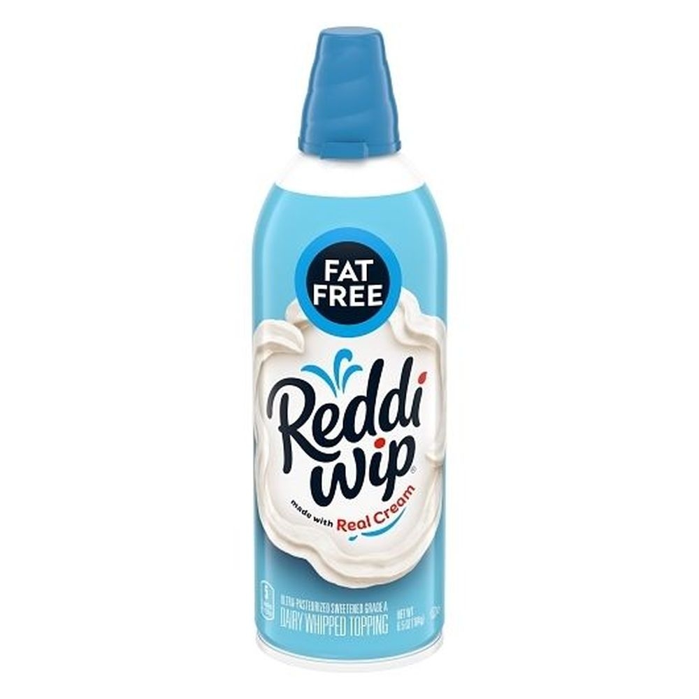 Reddi-Wip Fat Free Whipped Topping, 6.5 Ounce -- 12 per case.