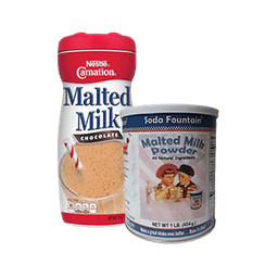 Contains 3 Malted Milks products