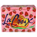 Lacroix 12 Fluid Ounce Strawberry Peach Sparkling Water, 12 count -- 2 per case