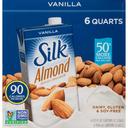 Silk Vanilla Pure Almond Milk, 32 Ounce -- 6 per case.