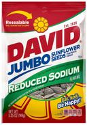 Conagra David Reduced Sodium Sunflower Seed, 5.25 Ounce -- 12 per case