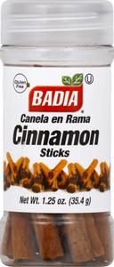 Badia Cinnamon Sticks, 1.25 Ounce -- 8 per case
