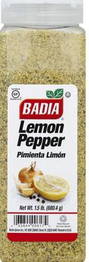 Badia Lemon Pepper, 1.5 Pound -- 6 per case