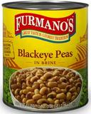 Furmanos Blackeye Peas in Brine, 108 Ounce -- 6 per case
