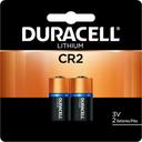 Duracell CR2 Lithium Manganese Dioxide Specialty Battery, 2 count -- 36 per case