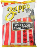 Zapps Spicy Cajun Crawtator Potato Chips, 1.5 Ounce -- 60 per case